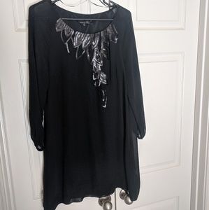 Black Dress with Sequin Detail